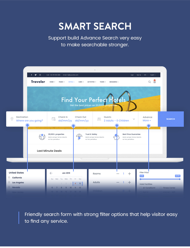 Travel Booking WordPress Theme - 19