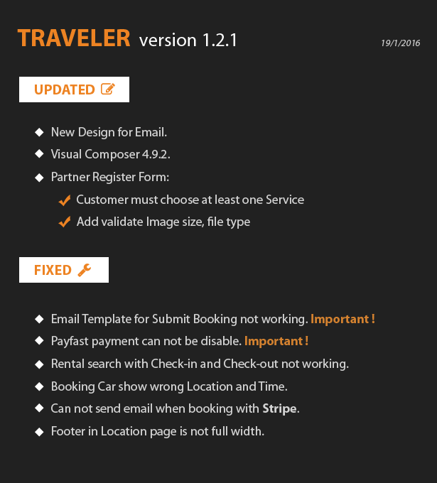 Traveler - Travel/Tour/Car/Rental/Activity Booking WordPress Theme