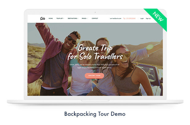 Travel Booking WordPress Theme - 4
